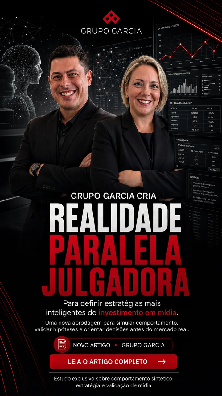 André Bragança e Joice Garcia apresentando a Realidade Paralela Julgadora